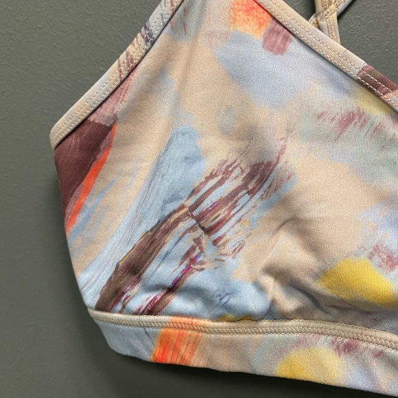 ALO Yoga Goddess Sports Bra-Modernist Multi-Size Large - Picture 4 of 10